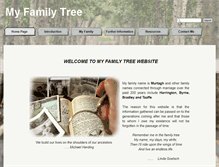 Tablet Screenshot of murtaghfamilytree.com